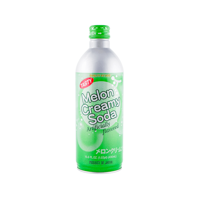 UCC Melon Creamy Soda, 16.6 fl oz 【Summer Drink】
