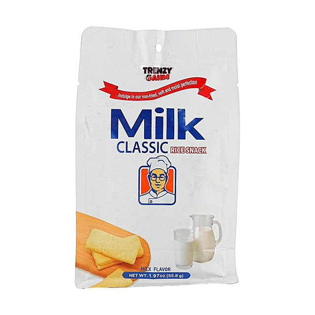 TRENZY GAHM Rice Crackers Classic Milk Flavor,  1.97 oz【Korea Trendy】