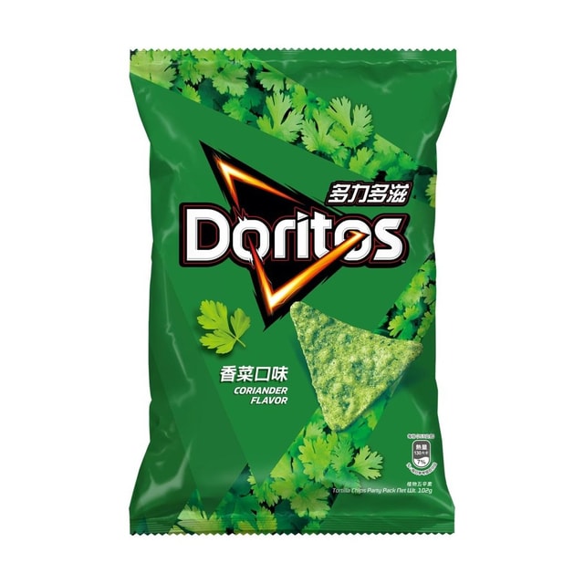 Doritos Corn Chips, Coriander Flavor, 3.6 oz