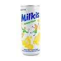 LOTTE Korea Milkis Banana Soda - Carbonated Banana-Flavored Drink 8.45 fl oz