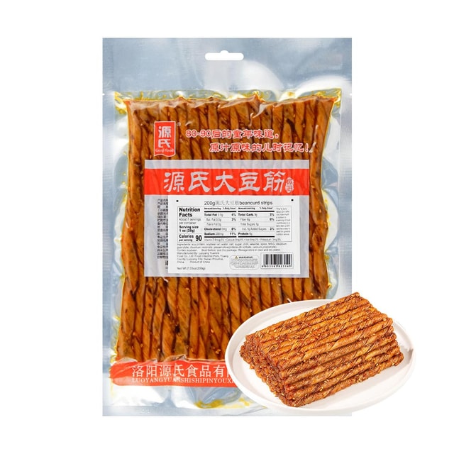 Genji Food Spicy Beancurd Strips, 7.05 oz