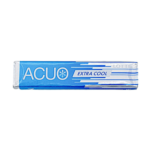 LOTTE Japan Acuo Extra Cool Chewing Gum 0.7oz