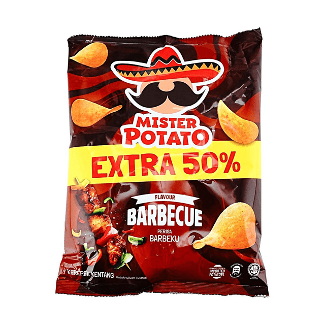 Mister Potato Mister Potato BBQ Flavored Potato Crisps, 3.17 oz