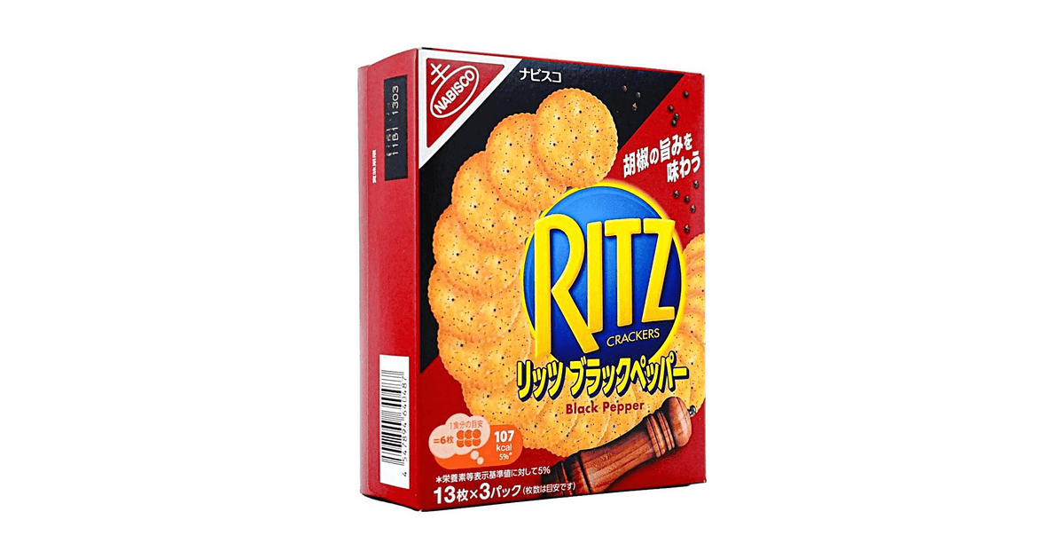 RITZ JAPAN Ritz Black Pepper Crackers 10 Pkgs 4.5oz