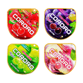 Mikakuto Cororo Fruit Juice Gummy Candy Strawberry+Peach+Shine Muscat+Grape Flavor, 6.2 oz 4 Flavor Combo Packs