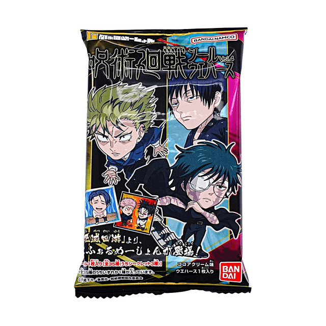 BANDAI Jujutsu Kaisen Vol.4 Cocoa Cream Wafer 0.45oz