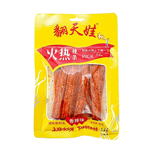 fan tian wa Hot Spicy Wheat Strips 3.1oz