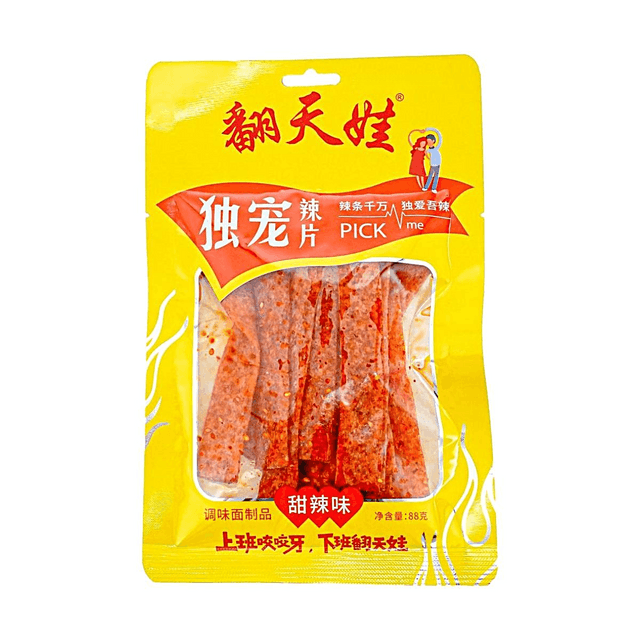 fan tian wa Sweet & Spicy Wheat Gluten Slices 3.1oz
