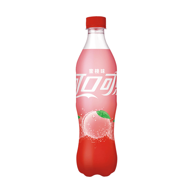 COCA COLA CHINA Coca-Cola Honey Peach Flavored,16.9 oz