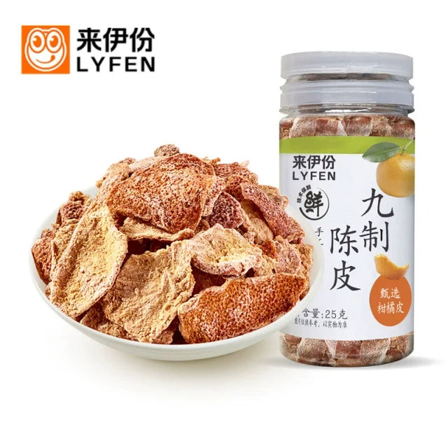 yifen Preserved Tangerine Peel (25g*4 Can)100g Dried Fruit & Preserve Snack
