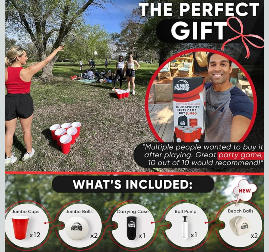 Giant yard pong