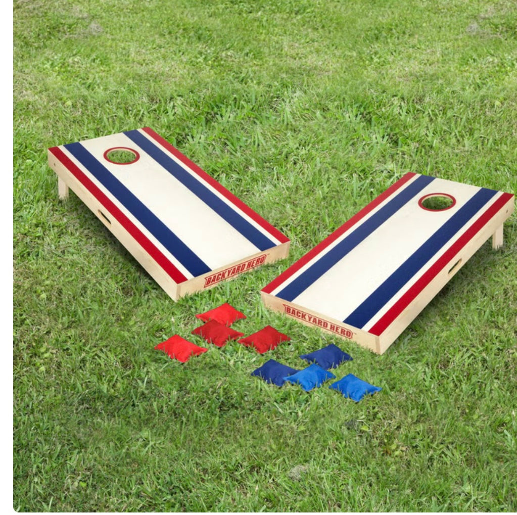 Backyard Hero Official Size Cornhole Set