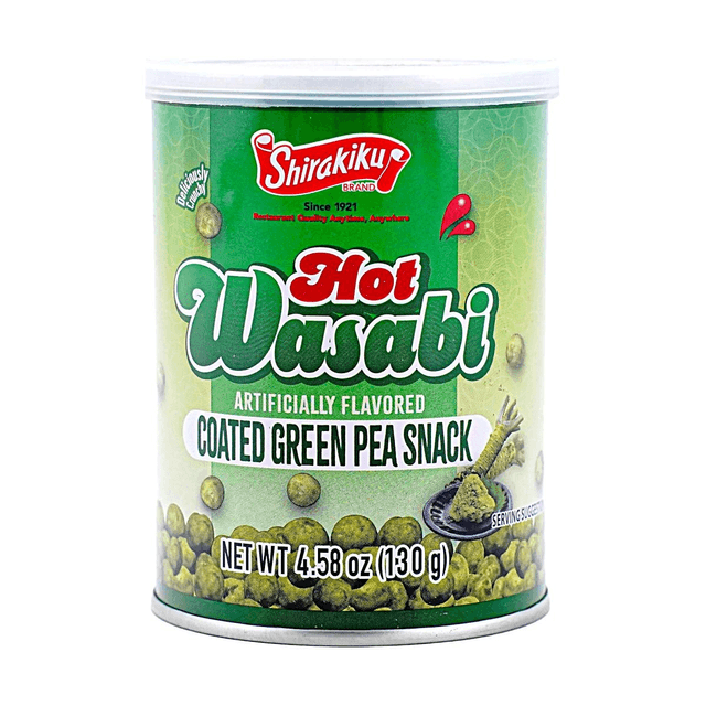 SHIRAKIKU Coated Green Pea Snack Hot Wasabi 4.58oz