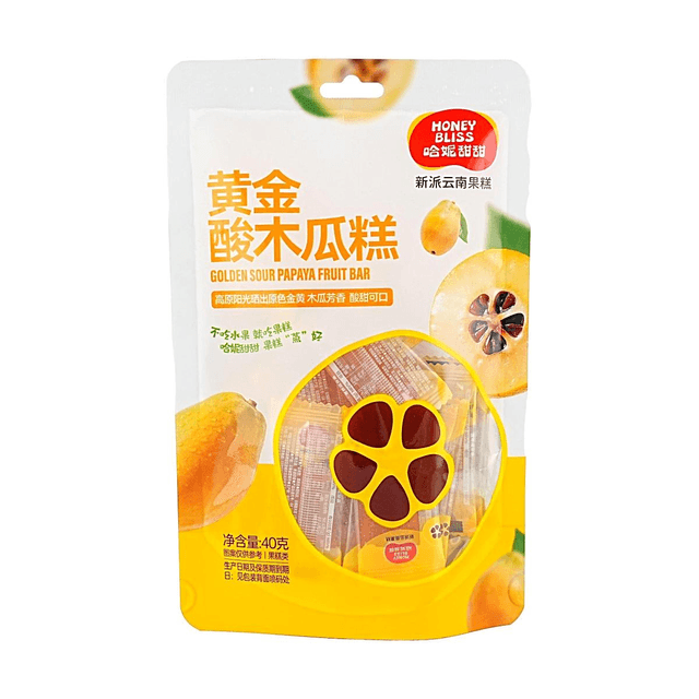 HNTT Golden Sour Papaya Fruit Bar, 1.41 oz