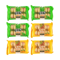 MIAOWA Mung Bean Cake+Chestnut Cake, 6.63 oz*6【2 Flavors 6 Combo Packs