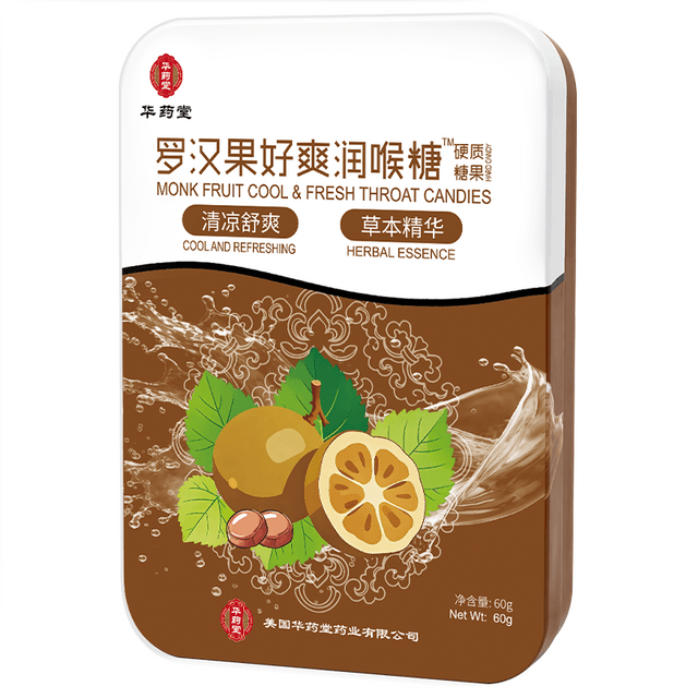 Hua Yao Tang Luohanguoi Haoshuang Runhoutang 60g