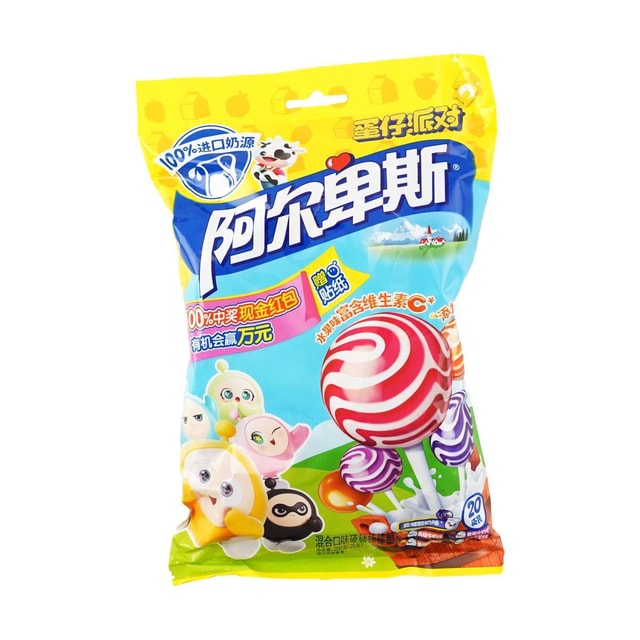 ALPENLIEBE Lolipop Mixed Flavor,20 sticks, 7.05 oz
