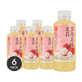 GZSL Lychee Jasmine Juice Tea, 15.22 fl oz *6【6 Packs】【0 Fat】
