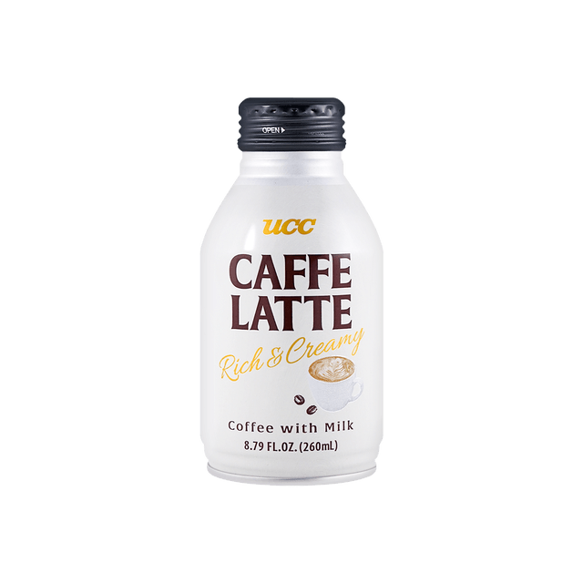 Caffe Latte ,Rich & Creamy Coffee with Milk, 8.79 fl oz