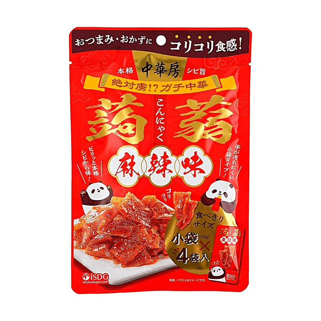 ISHOKUDOGEN Crunchy Konjac (Spicy Mala Flavor) 1.41 oz Crunchy Texture Spicy
