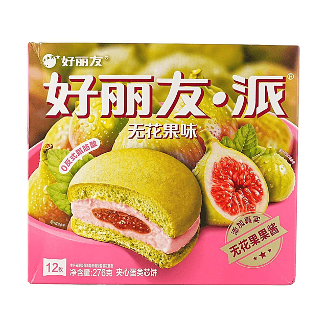 ORION.CN Fig Flavored Pie Egg-Based Core Cake 0.81oz*12 pieces