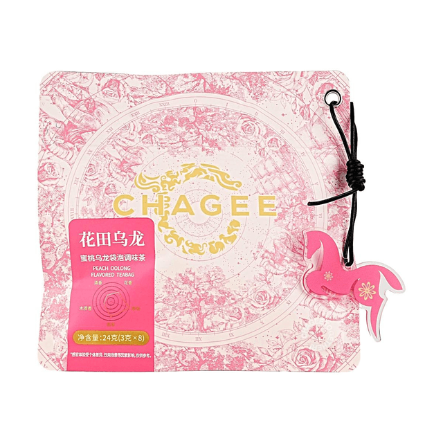 CHAGEE Peach Oolong Tea Bag, 8 Bags 0.84 Oz