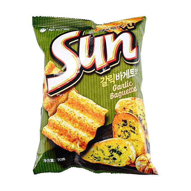 ORION.CN Sun Corn Chips Garlic Baguette Flavor 2.47oz