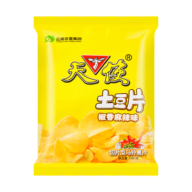 Angel Potato Chips Spicy Potato Chips, 3.8 oz