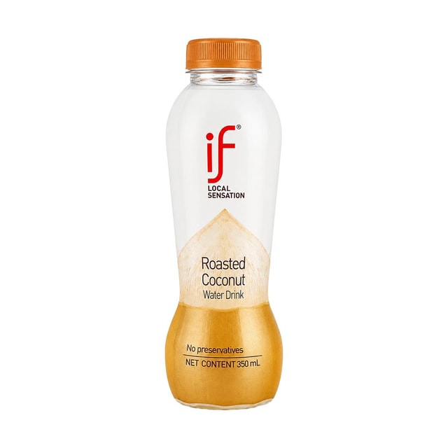 IF Roasted Coconut Water Drink 11.8 fl oz【Clean Label】【Rich Roasted Coconut Flavor】